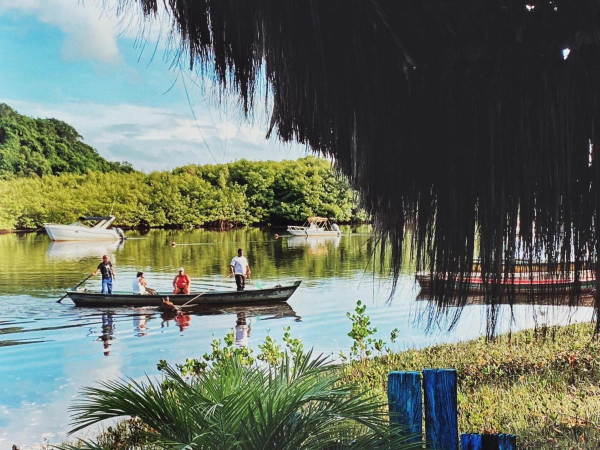 Casinha Azul Caraiva - Casa Completa Na Beira Do Rio Villa Buitenkant foto