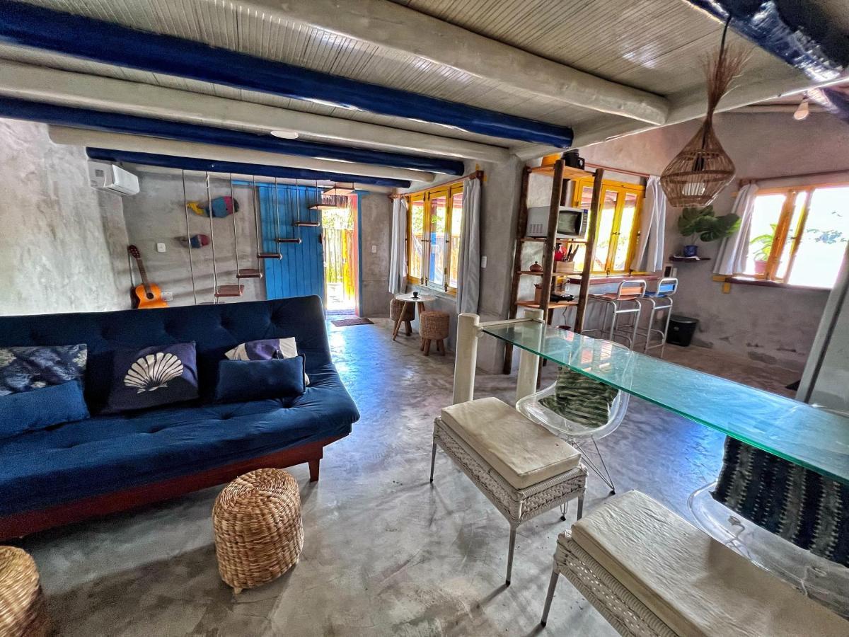 Casinha Azul Caraiva - Casa Completa Na Beira Do Rio Villa Buitenkant foto
