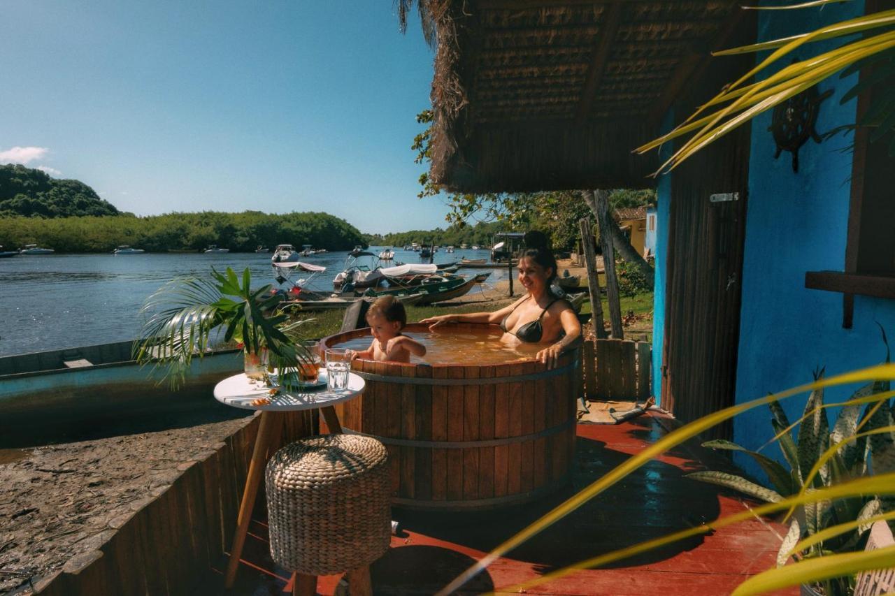 Casinha Azul Caraiva - Casa Completa Na Beira Do Rio Villa Buitenkant foto