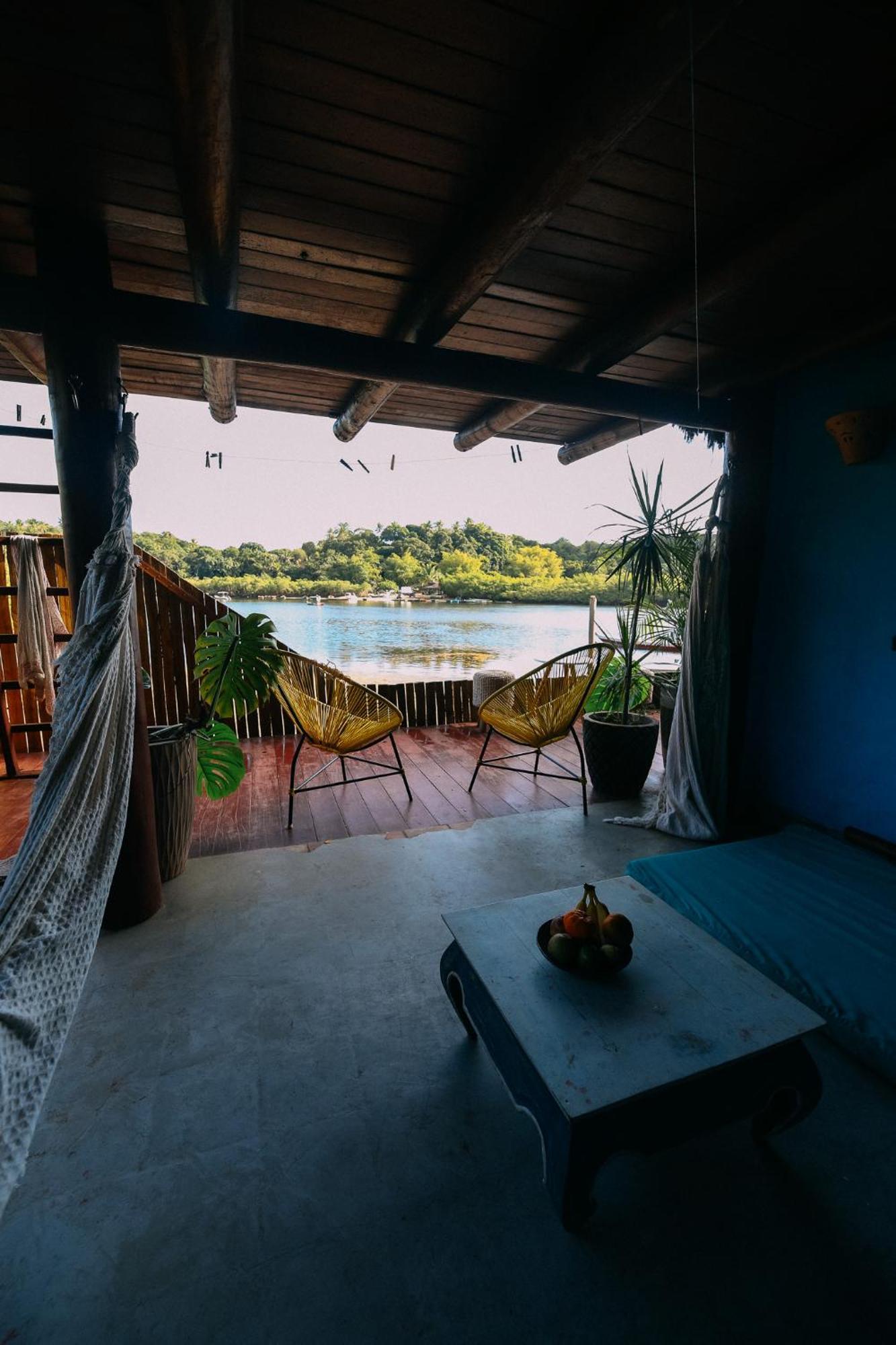 Casinha Azul Caraiva - Casa Completa Na Beira Do Rio Villa Buitenkant foto