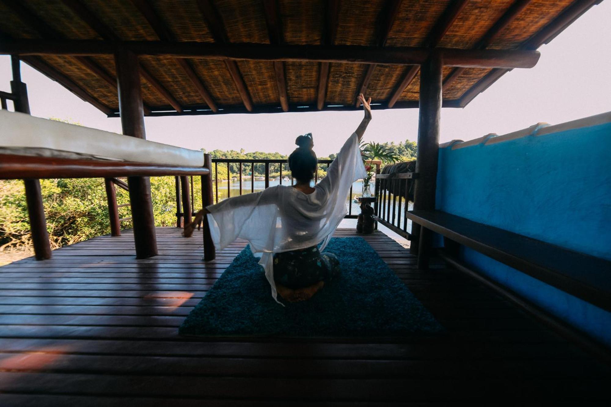 Casinha Azul Caraiva - Casa Completa Na Beira Do Rio Villa Buitenkant foto