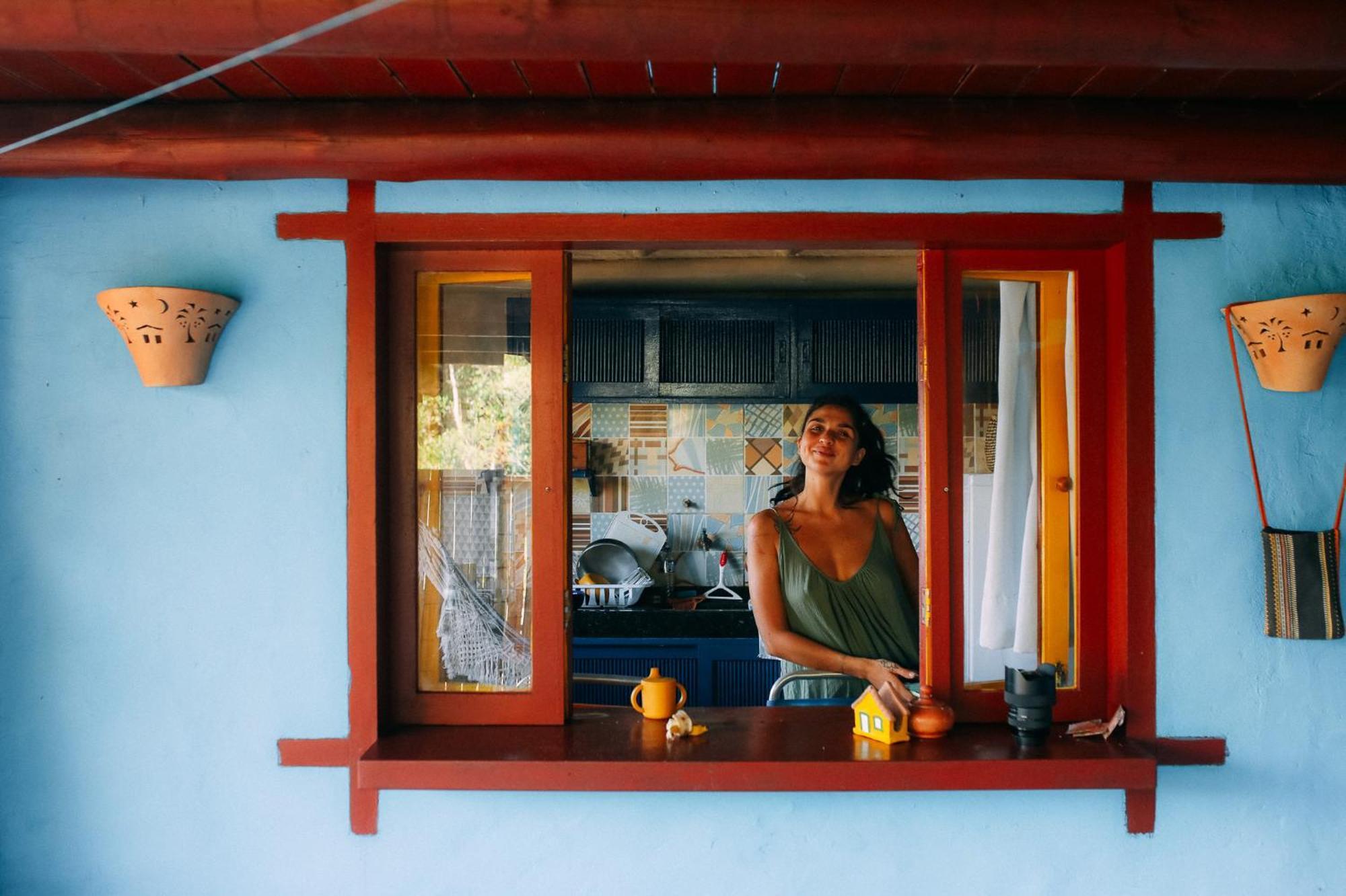 Casinha Azul Caraiva - Casa Completa Na Beira Do Rio Villa Buitenkant foto